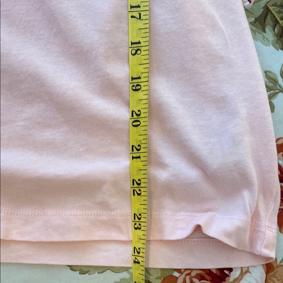 NYDJ Pink Relaxed Short Sleeve Tee - Picture 11 of 11